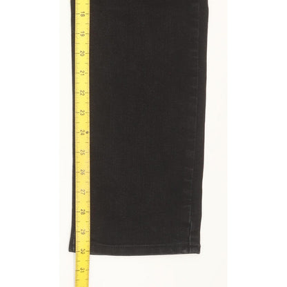 Levi's Demi Curve Women Black Straight Slim Stretch Jeans W28 L30