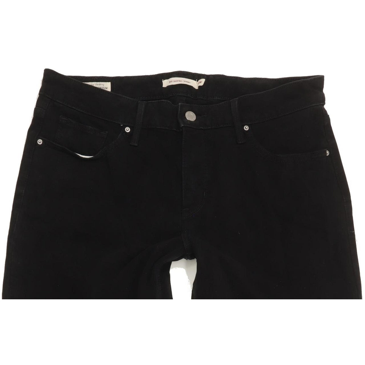 Levi's 311 Shaping Black Skinny Slim Stretch Jeans High Waisted W32 L33