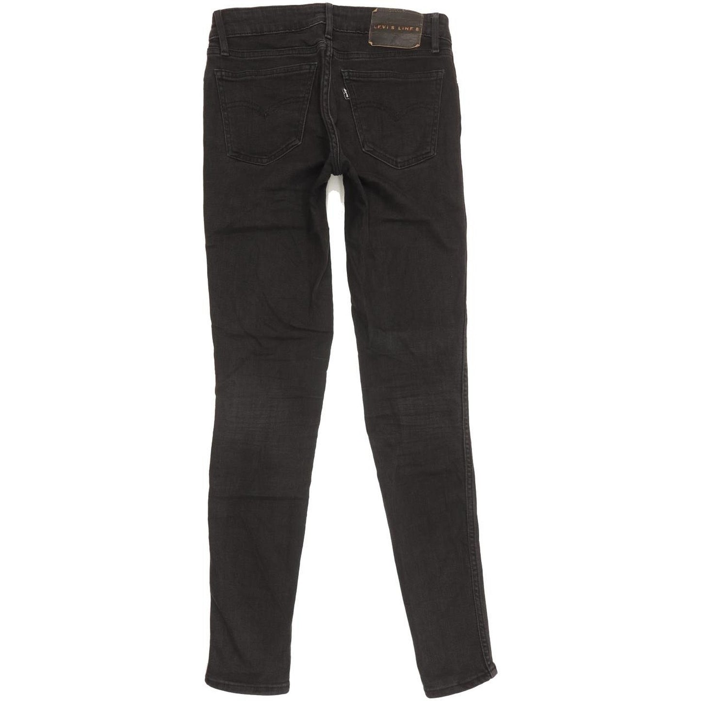 Levi's Line 8 Women Black Skinny Slim Stretch Jeans W26 L29
