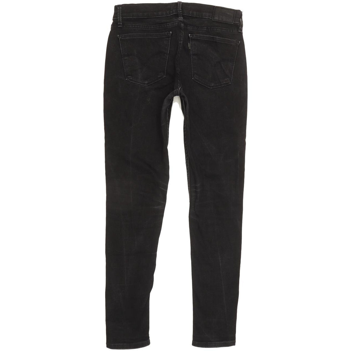 Levi's 710 Super Women Black Skinny Slim Stretch Jeans W28 L27