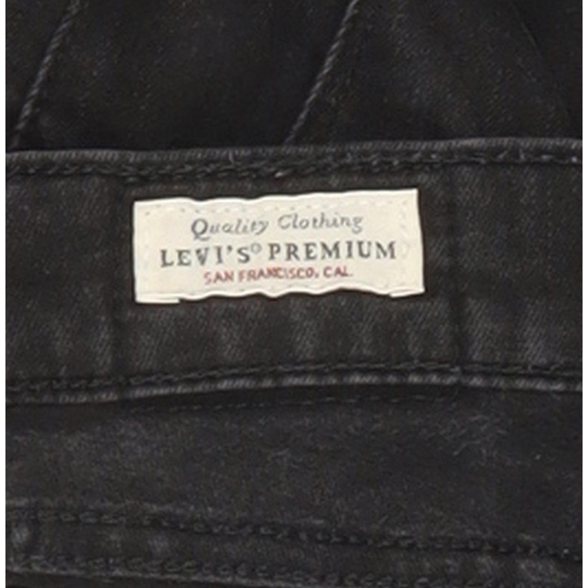 Levi's 710 Super Women Black Skinny Slim Stretch Jeans W28 L27