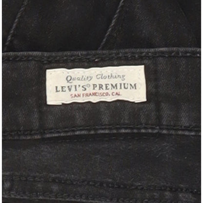 Levi's 710 Super Women Black Skinny Slim Stretch Jeans W28 L27