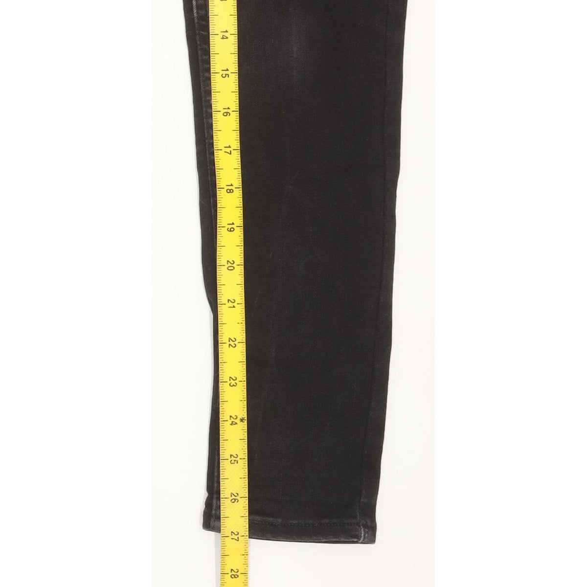 Levi's 710 Super Women Black Skinny Slim Stretch Jeans W28 L27