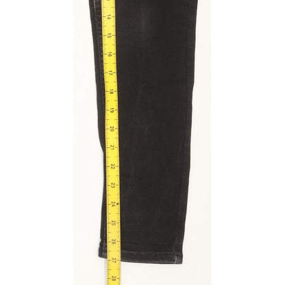 Levi's 710 Super Women Black Skinny Slim Stretch Jeans W28 L27