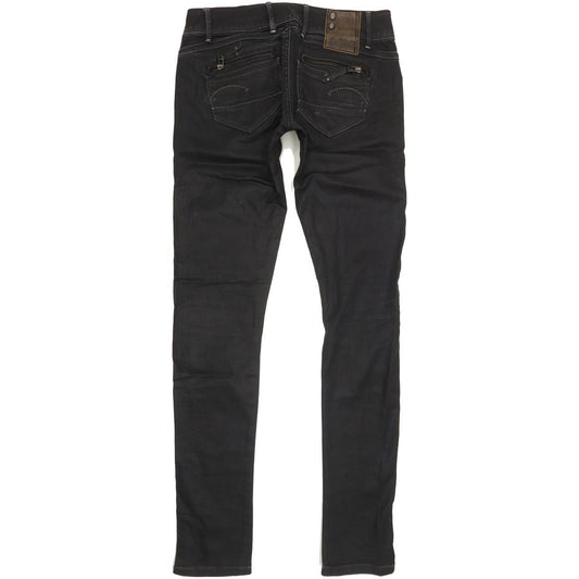 G-Star Fender Women Navy Skinny Slim Stretch Jeans W30 L35
