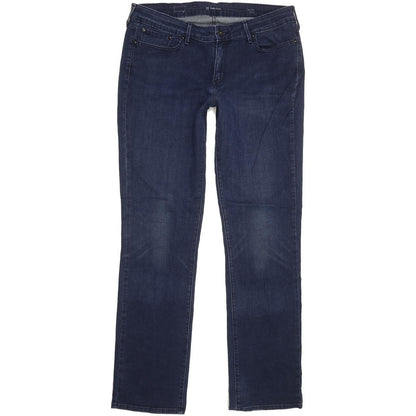 Levi's Slight Curve Women Blue Straight Classic Stretch Jeans W33 L34