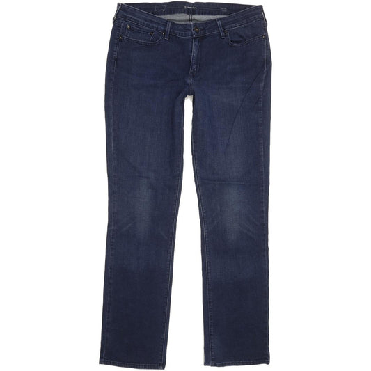 Levi's Slight Curve Women Blue Straight Classic Stretch Jeans W33 L34