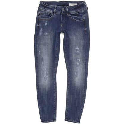 G-Star Lynn D-Mid Women Blue Skinny Slim Stretch Jeans W29 L28