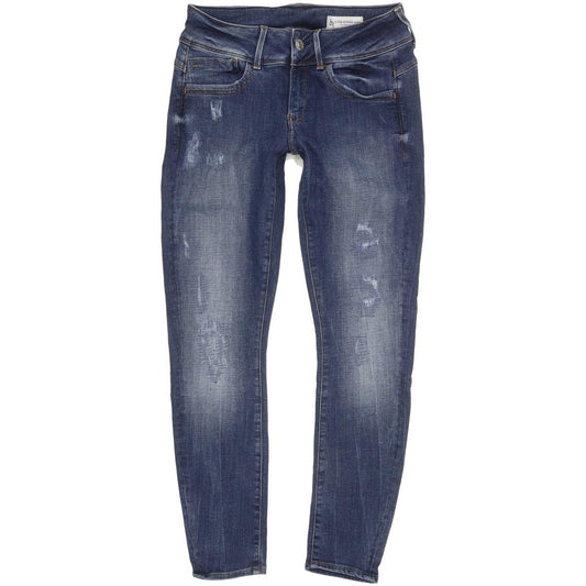 G-Star Lynn D-Mid Women Blue Skinny Slim Stretch Jeans W29 L28