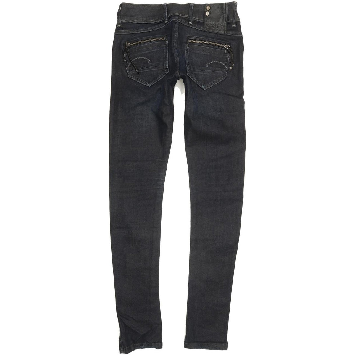 G-Star Fender Women Navy Skinny Slim Stretch Jeans W27 L32