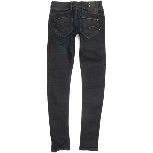 G-Star Fender Women Navy Skinny Slim Stretch Jeans W27 L32