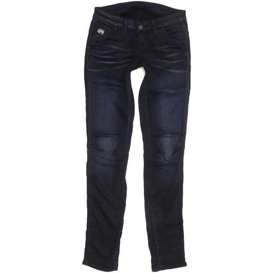 G-Star Women Navy Skinny Slim Stretch Jeans W27 L32