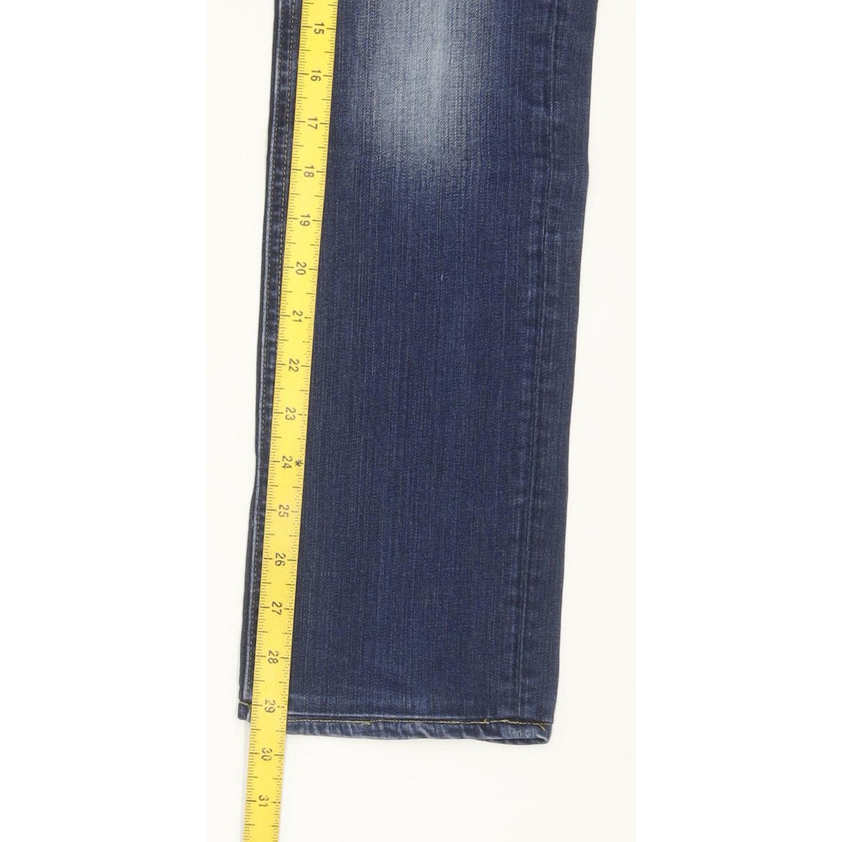 G-Star 3301 Women Blue Straight Slim Stretch Jeans W27 L29