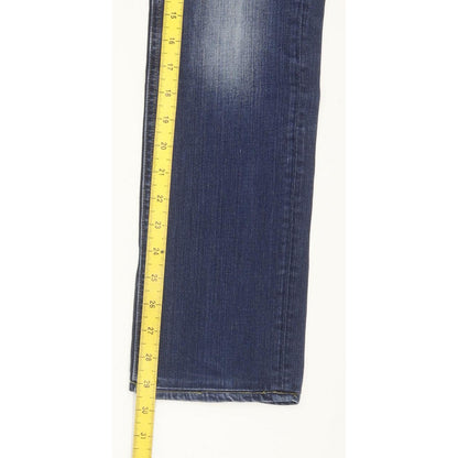G-Star 3301 Women Blue Straight Slim Stretch Jeans W27 L29
