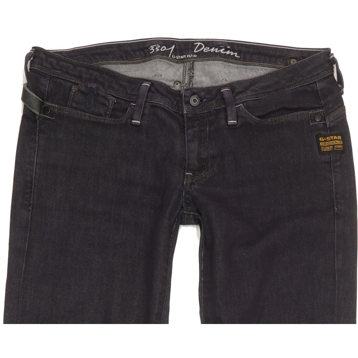 G-Star Micro Midge Women Navy Skinny Slim Stretch Jeans W27 L34