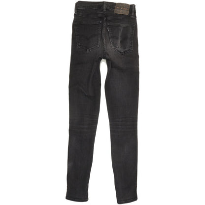 Levi's Line 8 Women Black Skinny Slim Stretch Jeans W24 L30