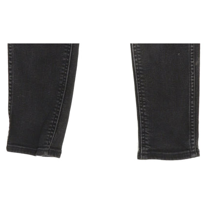 Levi's Line 8 Women Black Skinny Slim Stretch Jeans W24 L30