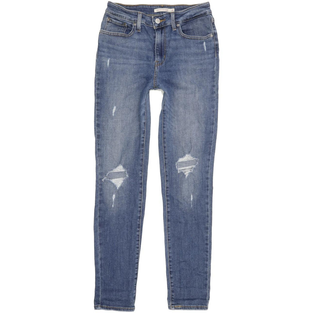 Levi's 721 Women Blue Skinny Slim Stretch Jeans W28 L29
