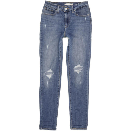 Levi's 721 Women Blue Skinny Slim Stretch Jeans W28 L29