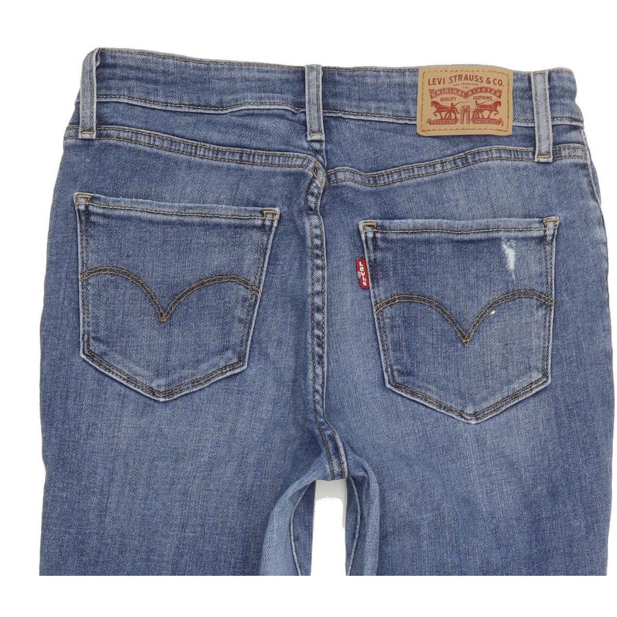 Levi's 721 Women Blue Skinny Slim Stretch Jeans W28 L29