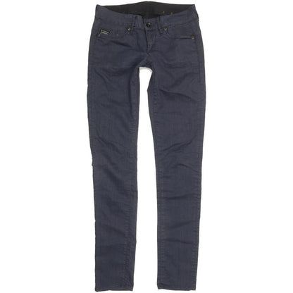 G-Star Women Blue Skinny Slim Stretch Jeans W27 L32