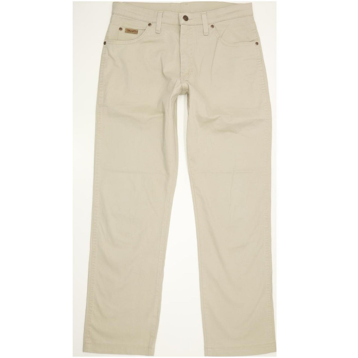 Wrangler Texas Men Beige Straight Regular Stretch Jeans W32 L31