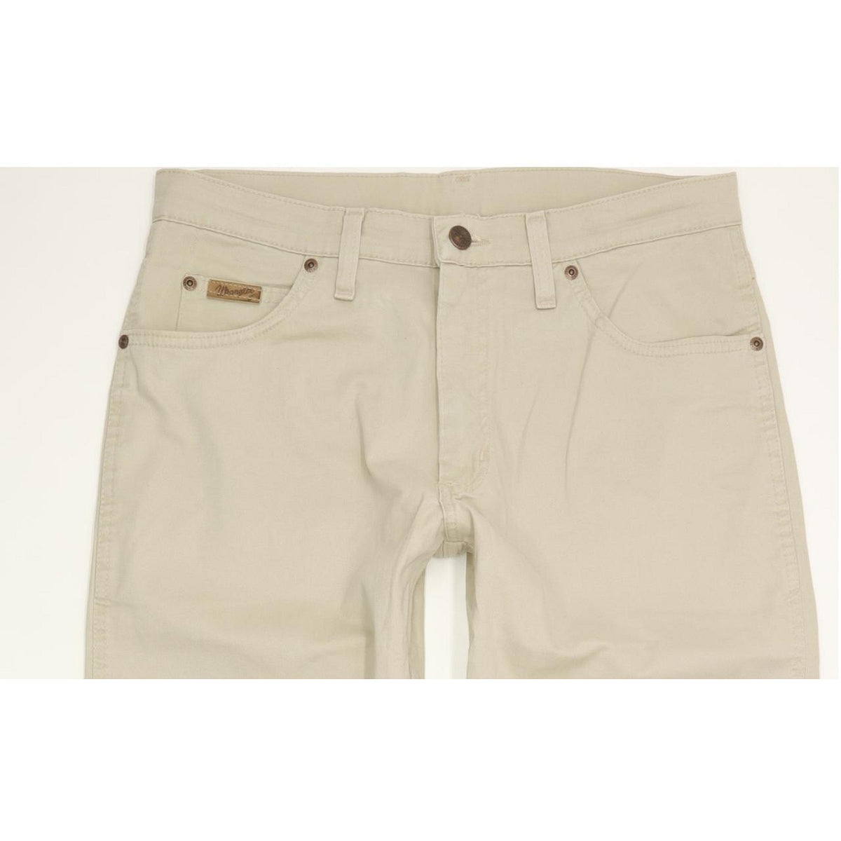 Wrangler Texas Men Beige Straight Regular Stretch Jeans W32 L31