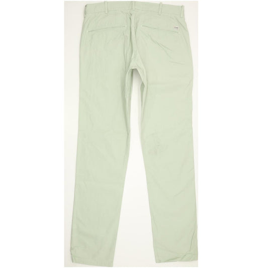 Wrangler Men Green Straight Slim Chino Stretch Jeans W32 L33
