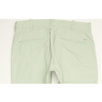 Wrangler Men Green Straight Slim Chino Stretch Jeans W32 L33