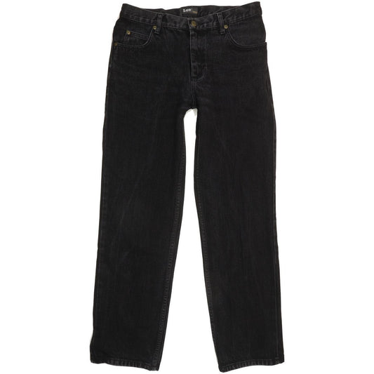 Lee Brooklyn Men Black Straight Regular Jeans W34 L31