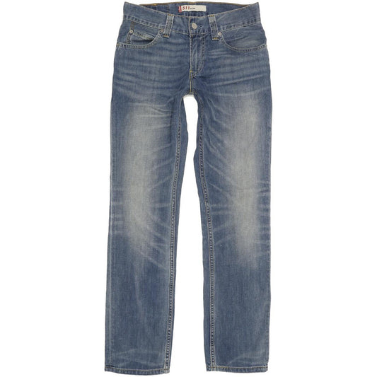 Levi's 511 Men Blue Straight Slim Jeans W31 L31