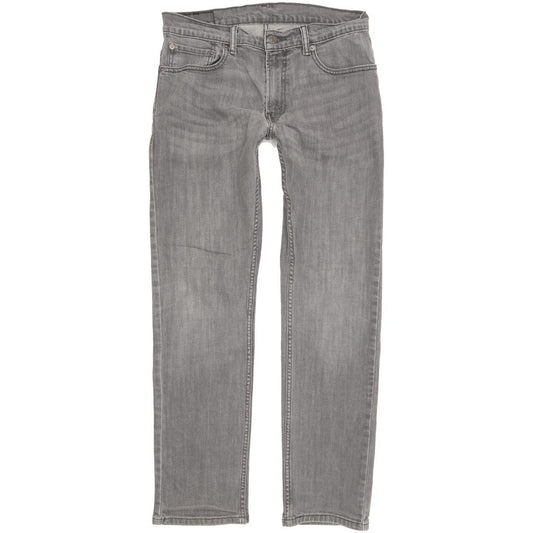 Levi's 511 Men Grey Straight Slim Stretch Jeans W29 L28