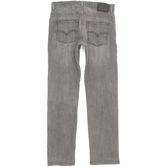 Levi's 511 Men Grey Straight Slim Stretch Jeans W29 L28