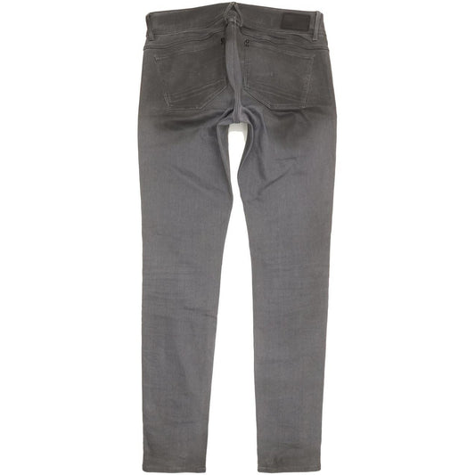 G-Star Lynn Zip Shablon Women Grey Skinny Slim Stretch Jeans W30 L33
