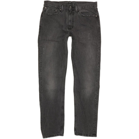Levi's 508 Men Black Straight Slim Jeans W34 L33