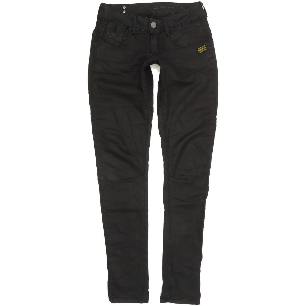 G-Star Fender Women Black Skinny Slim Stretch Jeans W29 L34