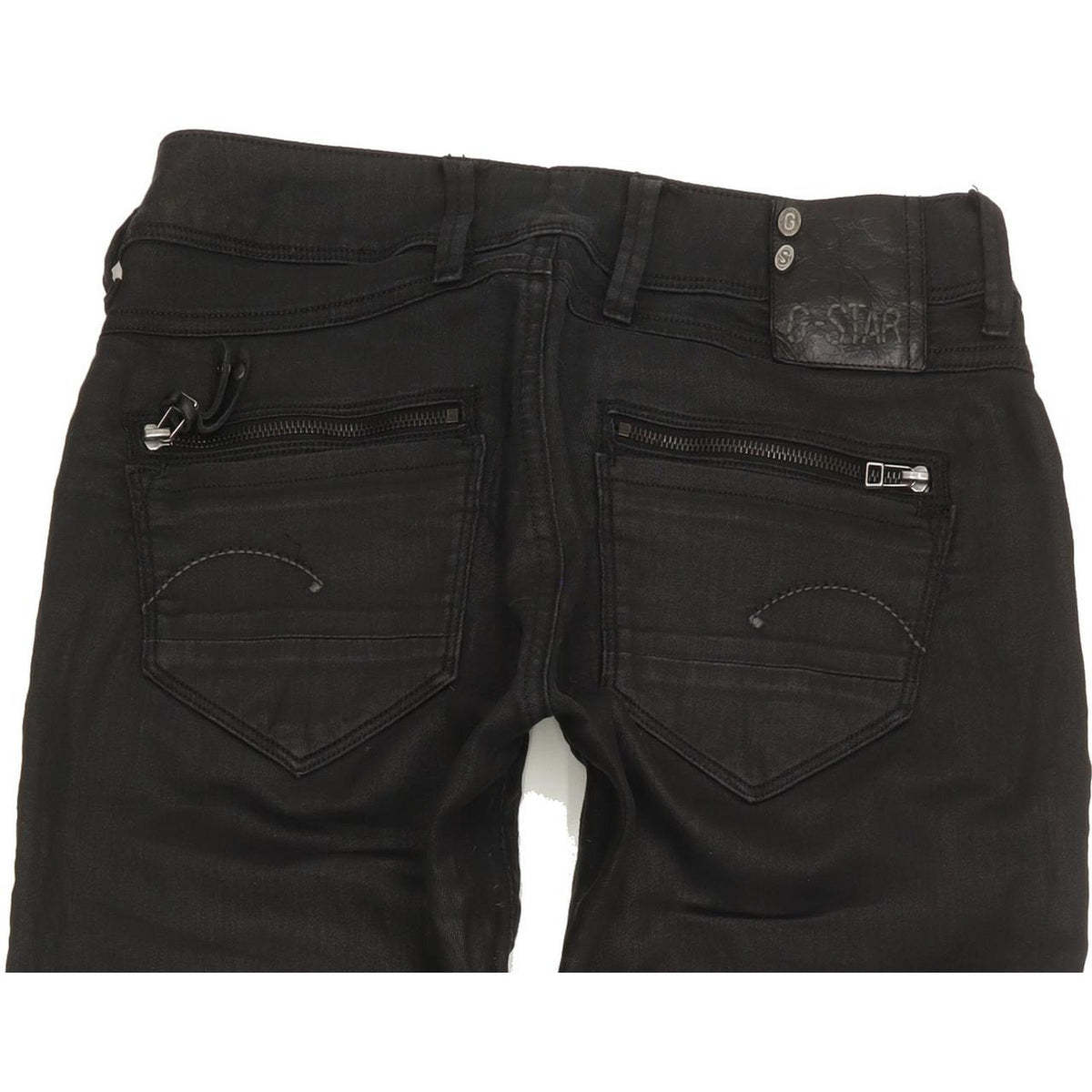 G-Star Fender Women Black Skinny Slim Stretch Jeans W29 L34