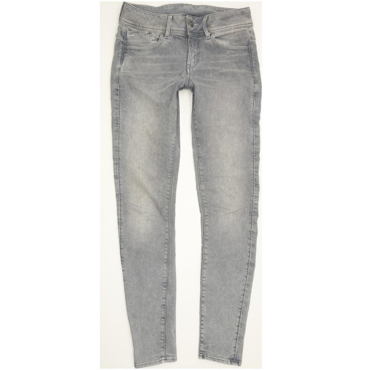 G-Star Lynn D-Mid Women Grey Skinny Slim Stretch Jeans W29 L31