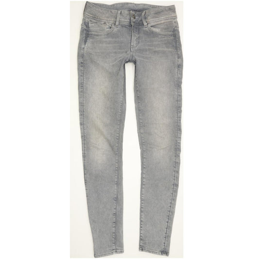 G-Star Lynn D-Mid Women Grey Skinny Slim Stretch Jeans W29 L31