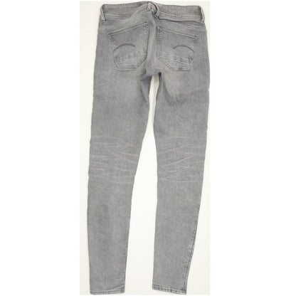 G-Star Lynn D-Mid Women Grey Skinny Slim Stretch Jeans W29 L31