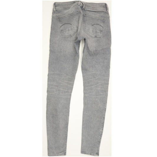G-Star Lynn D-Mid Women Grey Skinny Slim Stretch Jeans W29 L31