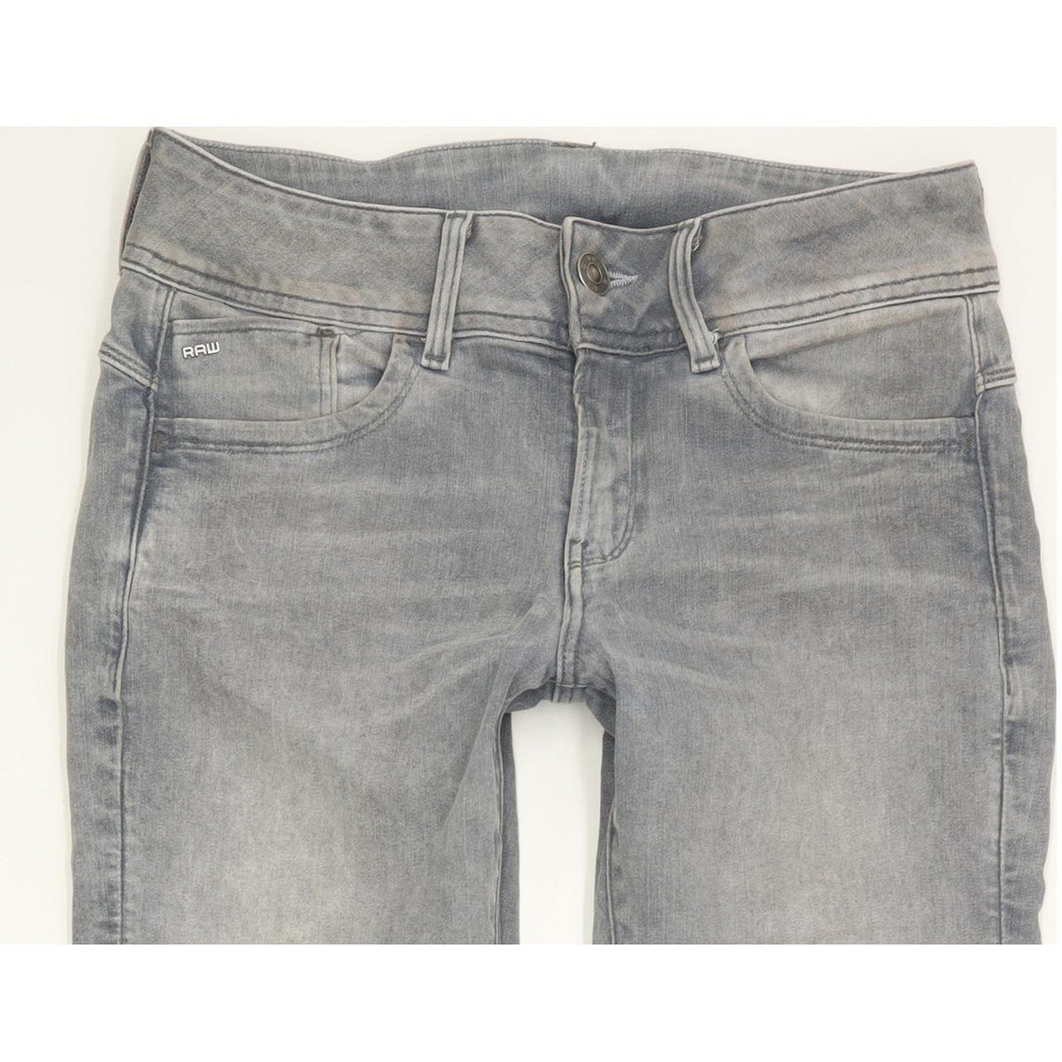 G-Star Lynn D-Mid Women Grey Skinny Slim Stretch Jeans W29 L31