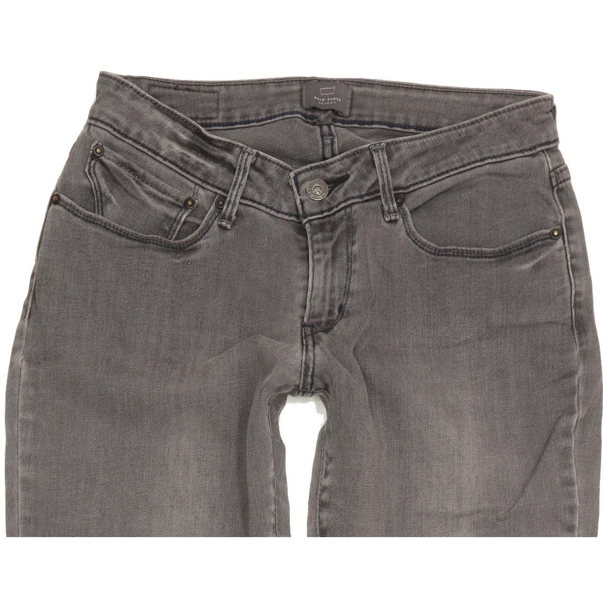 Levi's Bold Curve Women Grey Skinny Slim Stretch Jeans W30 L30