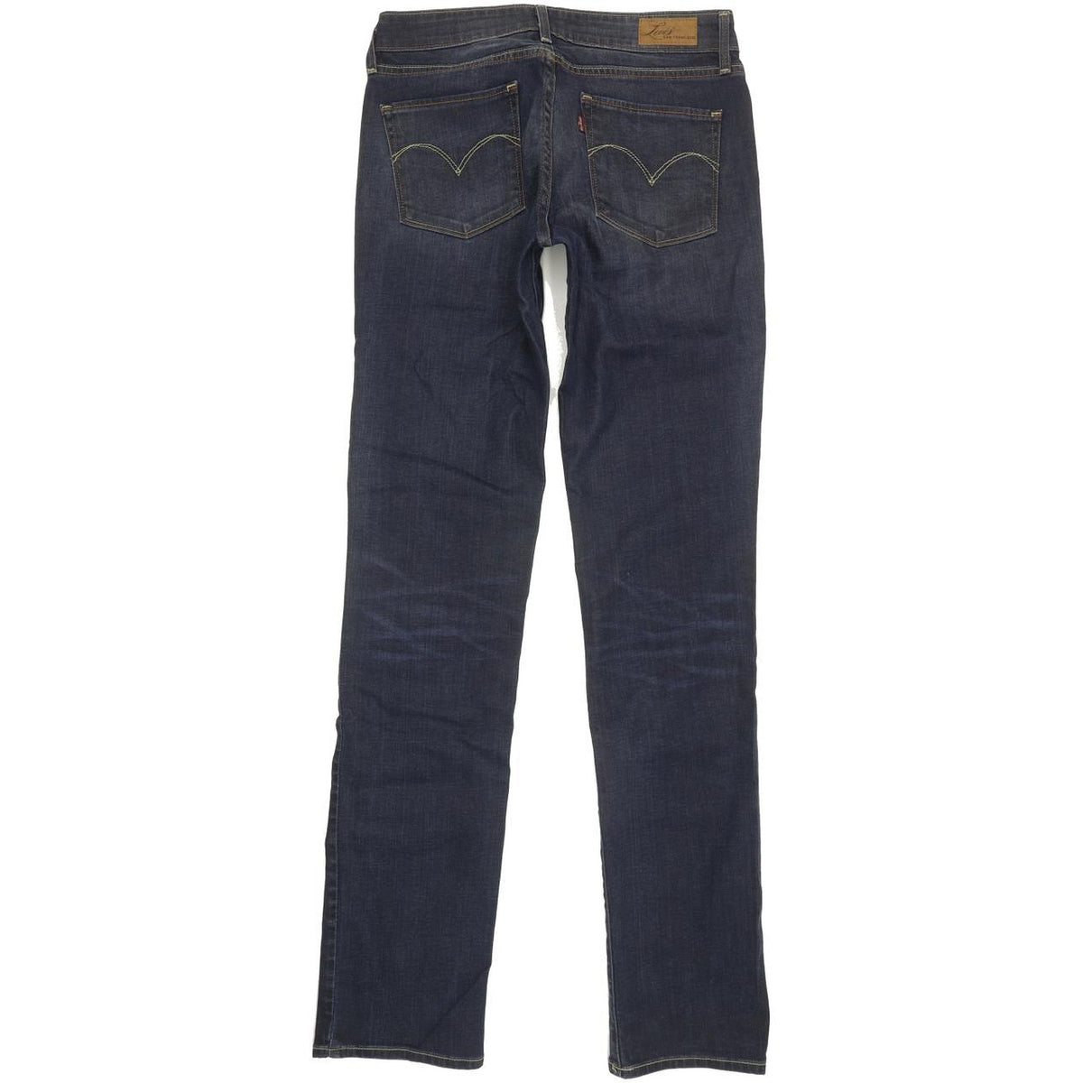 Levi's Demi Curve Women Blue Straight Slim Stretch Jeans W29 L36