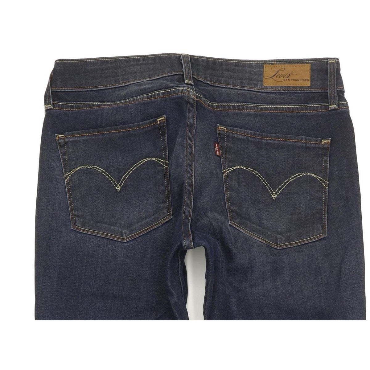 Levi's Demi Curve Women Blue Straight Slim Stretch Jeans W29 L36
