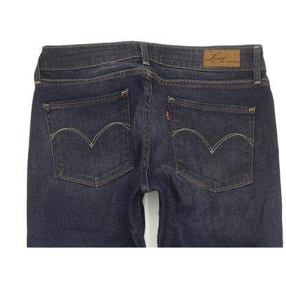 Levi's Demi Curve Women Blue Straight Slim Stretch Jeans W29 L36