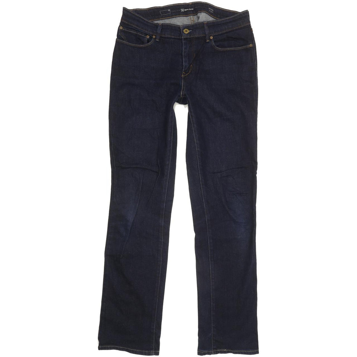 Levi's Demi Curve Women Blue Straight Slim Stretch Jeans W30 L31