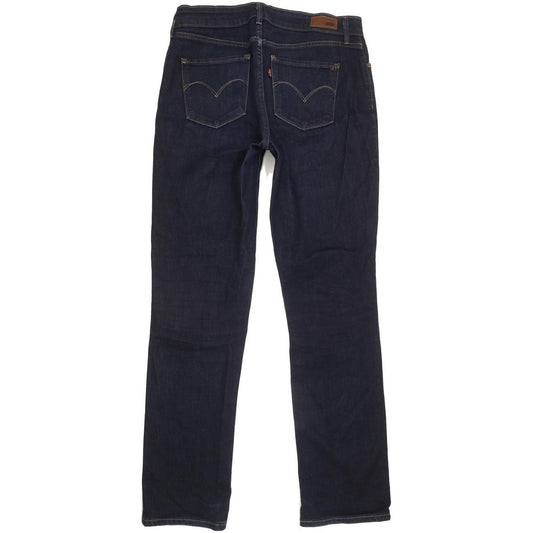 Levi's Demi Curve Women Blue Straight Slim Stretch Jeans W30 L31