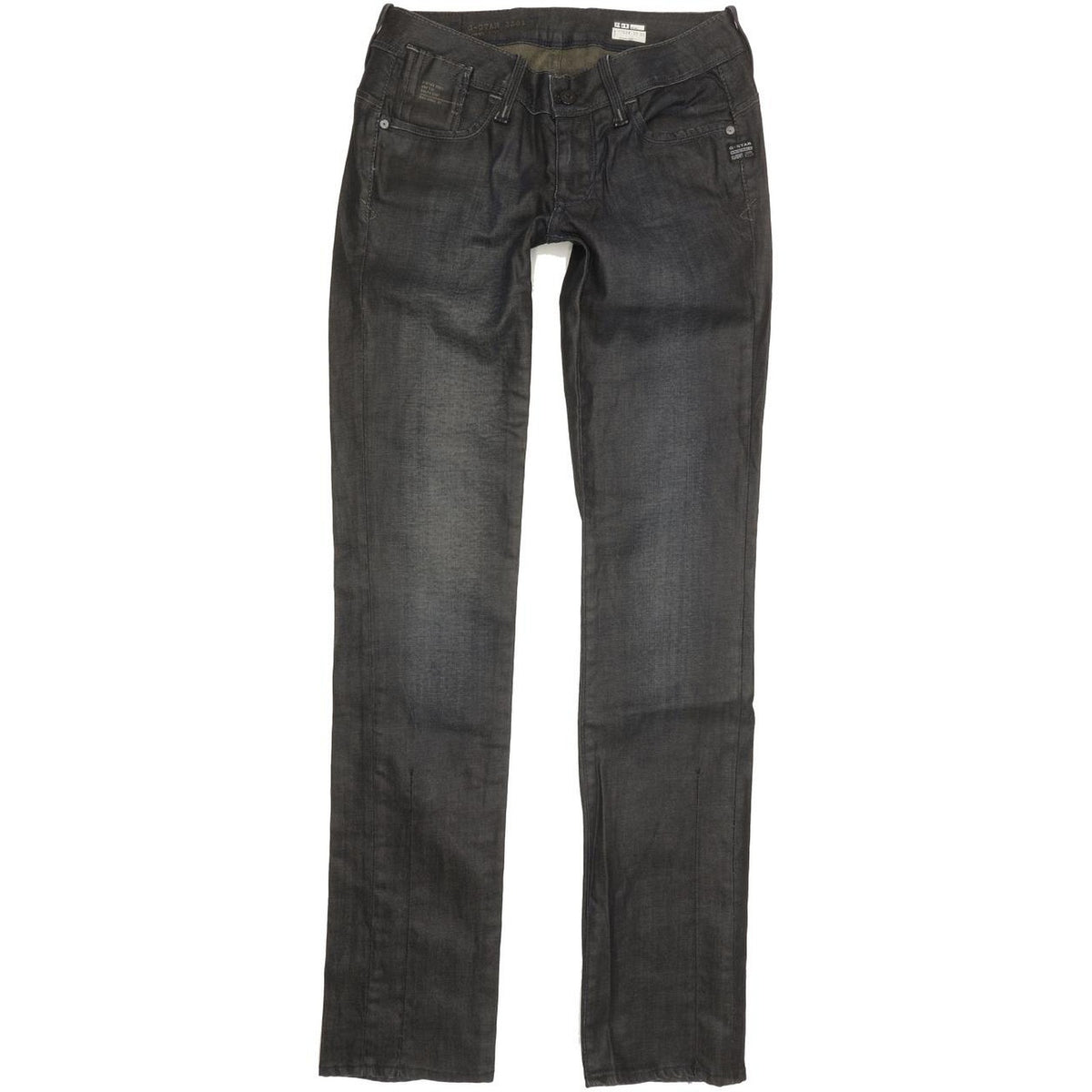 G-Star Elect Women Charcoal Straight Slim Stretch Jeans W30 L35