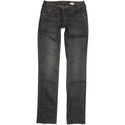 G-Star Elect Women Charcoal Straight Slim Stretch Jeans W30 L35